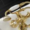 Kingston Brass KS225SB Tub Wall Mount Clawfoot Tub Faucet with Hand Shower, Brushed Brass KS225SB - alternate 5